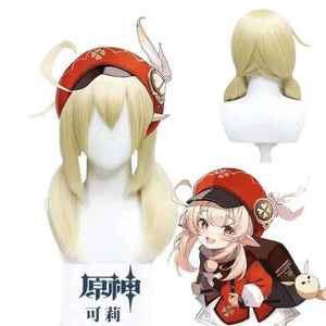 วิกผมคอสเพลย์ Klee แบบหางคู่ สีเหลือง ทนความร้อนสูง ปัดข้าง มีหน้าม้า แบรนด์ดังในประเทศเหอหนาน รุ่น DM507 25 - Product Image 5