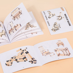 Juego de bloques de construcción de madera para el desarrollo creativo, duradero, Unisex, juguete de construcción, aprendizaje educativo innovador - Product Image 4