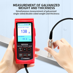 Dr9000a xách tay có thể sạc lại rộng-phạm vi mạ kẽm độ dày lớp phủ Meter đo lường của bề mặt kim loại lớp phủ - Product Image 4