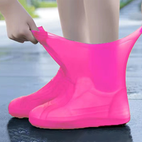 1 Paire de Couvre-Chaussures Réutilisables Imperméables en Silicone, Bottes de Pluie d'Extérieur, Sur-Chaussures pour la Marche, Accessoires, Couvre-Chaussures en Silicone