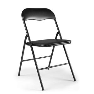 <span class=keywords><strong>6</strong></span> Pack Léger mais durable en acier cadre En Plastique Chaises Pliantes De Mariage Banquet Premium Seat Partie Événement <span class=keywords><strong>Chaise</strong></span> Noir - Product Image 5
