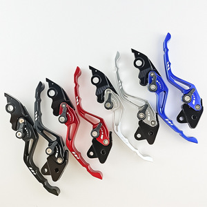 Qiangye Motorcycle Brake Lever CNC Aluminum Alloy Universal Drum Disc Brake Clutch Lever Silver Red Black Blue Gold <b>Titanium</b> - Product Image 1