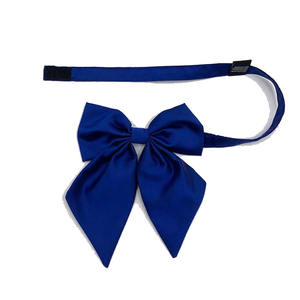 समायोज्य लाल पॉलिएस्टर औपचारिक कार्यालय क्लर्क महिला धनुष टाई आसानी से महिलाओं के लिए ब्लेड आकार क्रॉसओवर टाई - Product Image 6