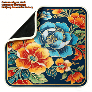 Tapis de Mahjong Mini Western sur Mesure en Néoprène, Motif Floral Rouge Blanc Bleu Chinoiserie, Tapis de Table Omm Palm <span class=keywords><strong>Royale</strong></span> <span class=keywords><strong>Martini</strong></span> pour Mahjong - Product Image 1