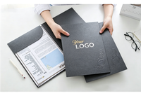 Carpeta de Presentación de 9x12 Pulgadas con 2 Bolsillos, Diseño Personalizado, para Documentos, Productos, Negocios, Certificados Escolares, Archivadores de Documentos