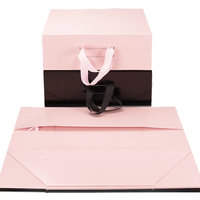 Boîte-cadeau en papier d'art écologique à motifs personnalisés Emballage de Noël biodégradable Boîte d'emballage en papier de poche stratifiée mate