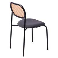 Chaise de restaurant en rotin pour salle à manger moderne nordique bon marché en gros pour l'extérieur chaise de table à manger pour salle à manger pour restaurant