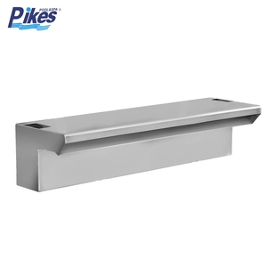 Cascade murale en acier inoxydable 304 avec LED RGB, <span class=keywords><strong>lame</strong></span> de cascade, <span class=keywords><strong>d</strong></span>éversoir, hauteur de 150 <span class=keywords><strong>cm</strong></span>, descente <span class=keywords><strong>d</strong></span>'<span class=keywords><strong>eau</strong></span> à distance pour piscines et jardins - Product Image 4