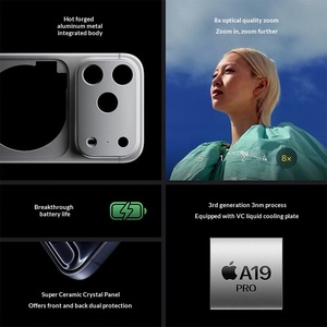 Auténtico para <span class=keywords><strong>iPhone</strong></span> 17 <span class=keywords><strong>Pro</strong></span> 5G Dual SIM Dual Standby, Chip A19 <span class=keywords><strong>Pro</strong></span>, Panel de Cristal Super Cerámico, Garantía de <span class=keywords><strong>12</strong></span> Meses - Product Image 6