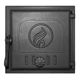Puerta de Estufa de Hierro Fundido Accesorios para Chimeneas. Para Estufas de <span class=keywords><strong>Leña</strong></span>. - Product Image 1