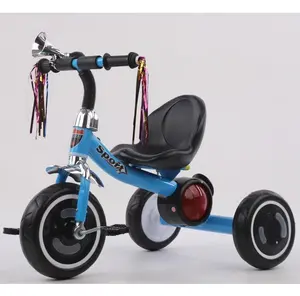 2022 फैक्टरी थोक बच्चों डबल सीट tricycle दो सीटें बच्चे tricycle बच्चों की सवारी पर कार पीछे की सीट के साथ