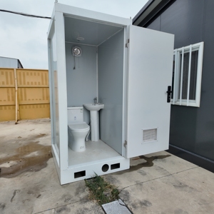 Cabina de Baño Portátil Reciclada, Prefabricada, Súper Económica, Baño Público al Aire Libre, Inodoro Móvil - Product Image 6