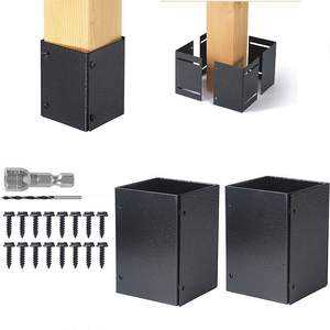 Protection universelle pour poteau de clôture avec support pour boîte aux lettres en bois, protection pour gazebo, couverture de garde-corps de terrasse, équipement de protection - Product Image 3