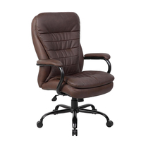 Chaise pivotante moderne de luxe réglable avec roulettes, dossier haut, en cuir PU, pour bureau à domicile ou bureau de direction