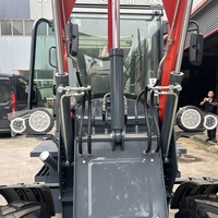 HDL-20L Backhoe Loader 3.5T 4WD Mini Backhoe Loader Model Mesin Yuchai 490 Kapasitas Bucket 0.04 m³
