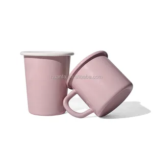 2024 Neu-Trend gläserner Essam Bacon-Fettsbecher mit Filter-Enamel beschichtet Backwaren Tassenbecher 400 ml