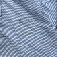 Chemises pour hommes TS3371 OEM de haute qualité, style baseball, à rayures fines, sport, coupe carrée, boutons, broderie, décontractées, avec logo personnalisé