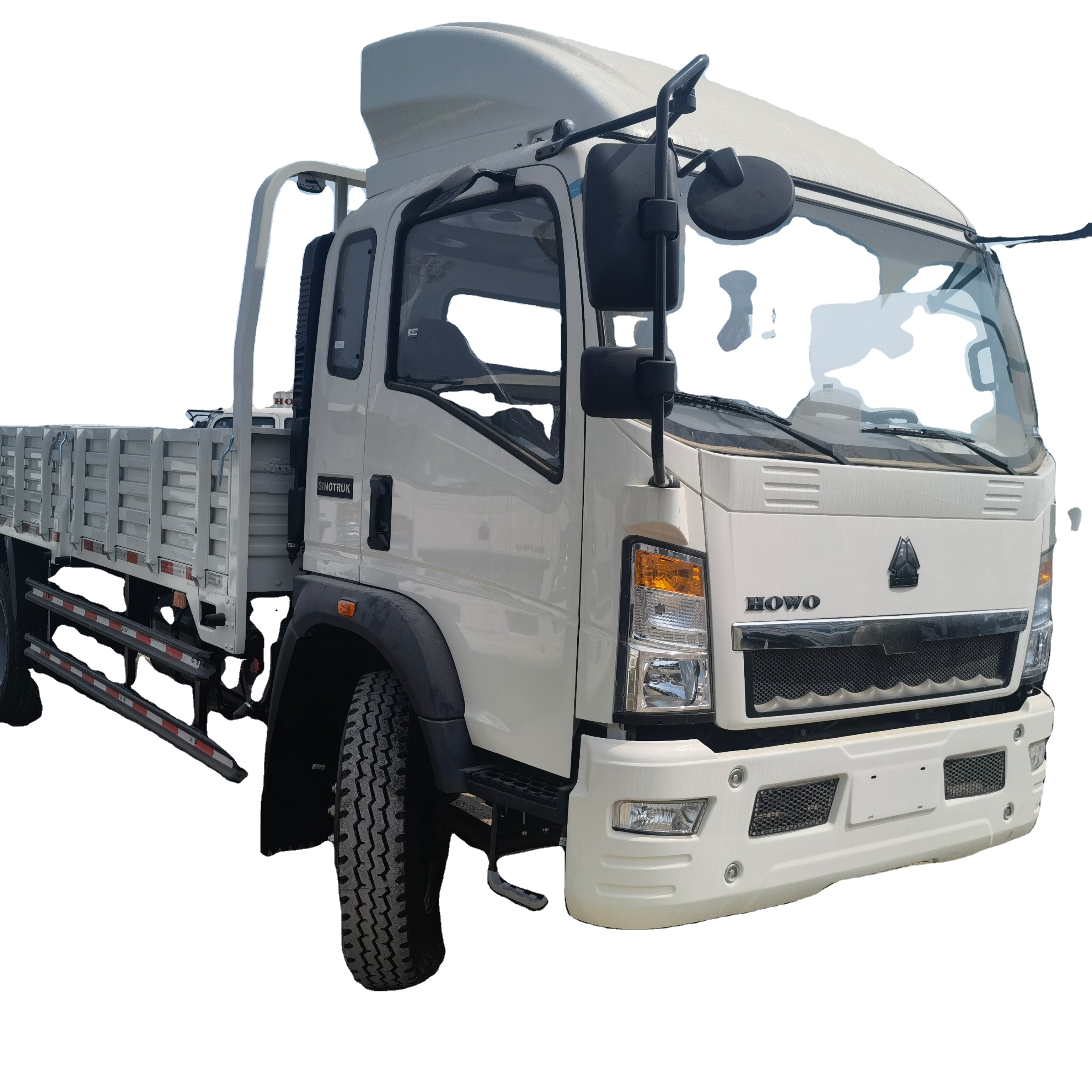 10ตัน SINOTRUK HOWO 4X2รถบรรทุกสินค้าเบา LHD ZZ1167G4715C1