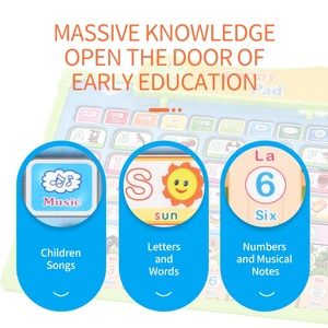 Tableau mural interactif intelligent double face pour l'apprentissage précoce des tout-petits, avec <span class=keywords><strong>alphabet</strong></span> <span class=keywords><strong>anglais</strong></span> parlant et <span class=keywords><strong>audio</strong></span>, pour enfants - Product Image 3