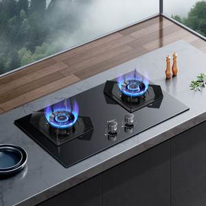 เตาแก๊สแบบฝัง Midea 5.2 กิโลวัตต์ หน้ากระจกนิรภัย กำลังไฟสูง สำหรับใช้ในบ้าน - Product Image 1