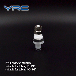 6mmidx9mmod ống 1/4 "ptf ferruleless phù hợp không valved ngắt kết nối nhanh chóng khớp nối chèn nhanh chóng kết nối ống nước phù hợp - Product Image 3