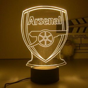 โคมไฟ LED สำหรับยามค่ำคืนโคมไฟ LED กลางคืนแบบ3D สำหรับแฟนบอลแมดริด - Product Image 2