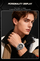 Montre mécanique pour homme, top vente, élégante, squelette, étanche, logo personnalisé, acier inoxydable, automatique, tendance
