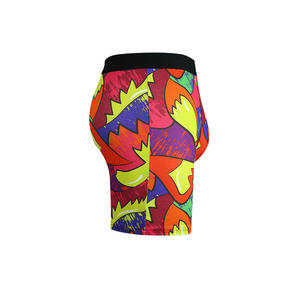 नवीनता यूरोपीय अमेरिकी पुरुषों की मुद्रित बॉक्सर शॉर्ट्स नवीनता विस्तारित लोचदार सांस और आकार अंडरवियर कमर - Product Image 3