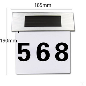 Đèn Nhấp Nháy Gắn Tường Hộp Thư Đèn Cửa Địa Chỉ Đèn Led Chiếu Sáng Đèn Năng Lượng Mặt Trời Dấu Hiệu Số Nhà - Product Image 4