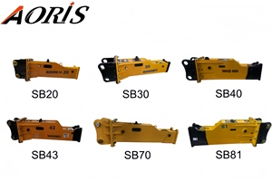 Maßgefertigter 3,5-Tonnen-Bagger-Schalldämpfer MS03 Montagehalterung Hydraulischer Abbruchhammer mit CE-Zertifikat - Product Image 5