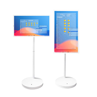 Écran tactile mobile de 27 pouces et 32 pouces, téléviseur intelligent, téléviseur portable pour une utilisation en intérieur, vente directe d'usine en libre-service