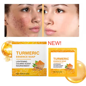 Nghệ Xà Phòng Thanh Xà Phòng 100G Rắn Sáng Tự Nhiên Sữa Rửa Mặt Cho Khuôn Mặt Và Cơ Thể Da Tone Nuôi Dưỡng - Product Image 2