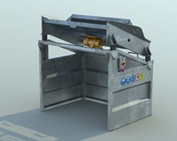 Crible linéaire galvanisé pour le sol, machine de séparation du sable et du gravier, cribleuse à compost avec moteur et boîte de vitesses jusqu'à 60 TPH de capacité