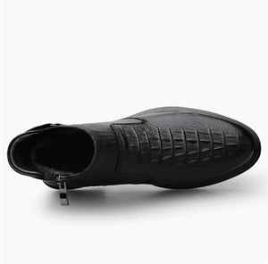 Stivali da Uomo Grandi Taglie a Mezza Altezza, Nuovi Modelli Autunno 2026, Stile Britannico, Scarpe Eleganti in Pelle da Lavoro - Product Image 3