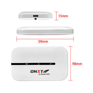 โรงงานผลิต Dnxt M8 4g Mifis เราเตอร์ Wifi 4g Lte พร้อมช่องใส่ซิมการ์ด <span class=keywords><strong>E5576</strong></span>-855 2100mAh เราเตอร์ Wifi สำหรับใช้งานกลางแจ้ง - Product Image 2
