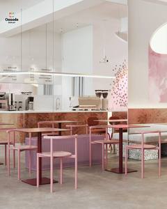Cafetería de Lujo y Mostrador de Té de Burbujas |   Diseño de Quiosco de Café Personalizado |   Fabricante de Muebles de Exhibición, Decoración para Cafeterías - Product Image 3