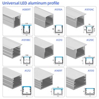 Profilé en U d'Extrusion pour Bande LED, Surface Noire Encastrée, Angle en Plâtre pour Mur et Plafond, en Aluminium pour Armoire