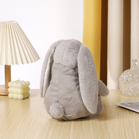 Jouet en peluche lapin de 12,6 pouces, vente en gros, jouets en peluche lapin, logo personnalisé, impression par transfert thermique, jouets en peluche doux en tissu court