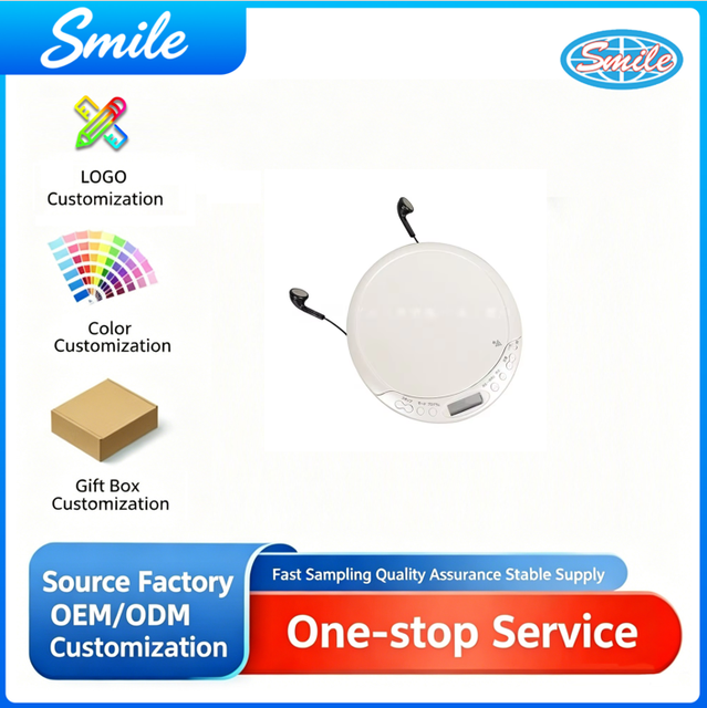Portable BT CD Player Shockproof English Learning Repeater Disc Album Music Player