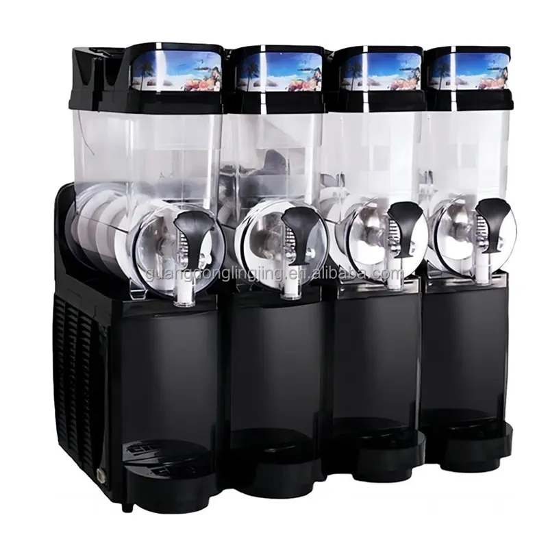 60L 4 Tanks Big Capacity Daiquiri Margarita Frozen Drink Machine Ice Slush Machine For Restaurant Juice Bar