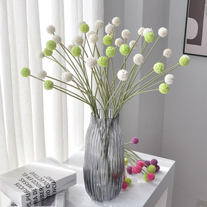 โยชิโนบุช่ดอกไม้ประดิษฐ์สีชมพูสีม่วงวัสดุพีวีซีอีวาตกแต่งบ้าน - Product Image 3