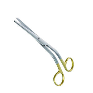 Ciseaux à septum nasal Caplan MEDIHEAL SURGICAL CORPORATION en acier inoxydable avec lames en carbure de tungstène, angulaires, demi-or, 20 cm, pour usage ORL - Product Image 1