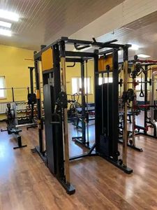 Équipement de gymnastique Multi Smith Dual Pulley Chin Dip up Cable Crossover Squat Rack Functional Trainer - Product Image 2