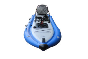 Kayak pliant de matériel de système d'alimentation de bateau de pédale d'aviron <span class=keywords><strong>gonflable</strong></span> de Vicking pour la dérive et la pêche avec la pédale d'entraînement de pied PVC Kano - Product Image 2