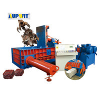 Compresseur de recyclage automatique de déchets 400 tonnes, Machine hydraulique de presse à balles pour voiture en aluminium