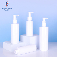 Flacon vide en plastique blanc avec pompe distributrice 100ml-300ml pour emballage cosmétique de nettoyant visage, crème et lotion – Vente en gros