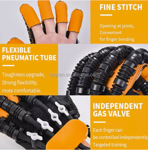 Fábrica al por mayor ABS + tela fisioterapia rehabilitación Robot mano agarre fuerza entrenador ejercicio mano masajeador 2400MAH - Product Image 4