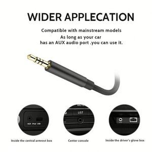 Adaptateur audio USB-C vers prise jack 3,5 mm, câble auxiliaire USB-C pour voiture, adaptateur de prise casque pour haut-parleur - Product Image 4