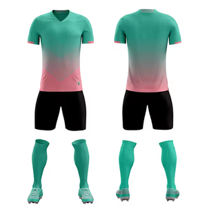 Maillots de foot personnalisés, nouveaux uniformes d'entraînement à manches courtes, jersey de football imprimé, respirant, séchage rapide, équipement de foot pour hommes, vêtements de foot haut de gamme - Product Image 1