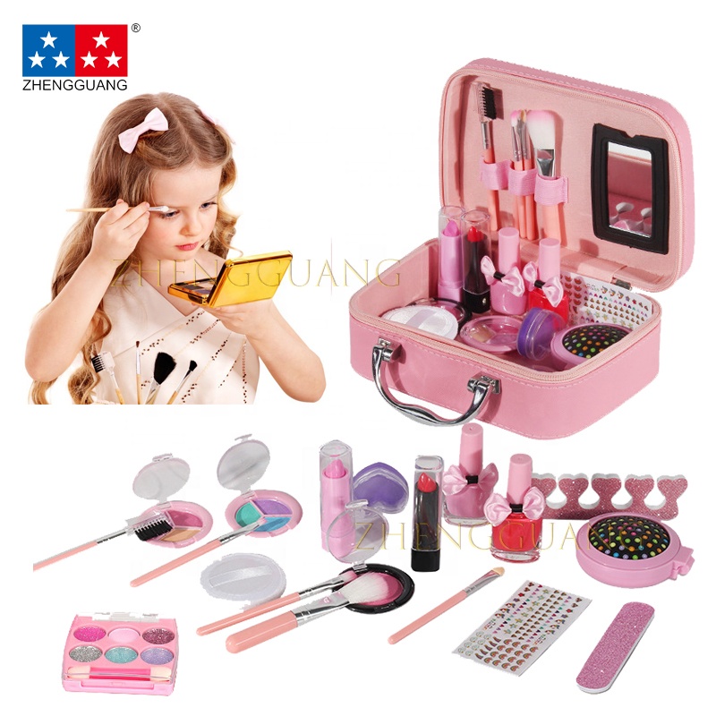 Zhengguang детская милая розовая Косметика ролевые игры косметическая игрушка набор для макияжа Чехол Коробка для девочки